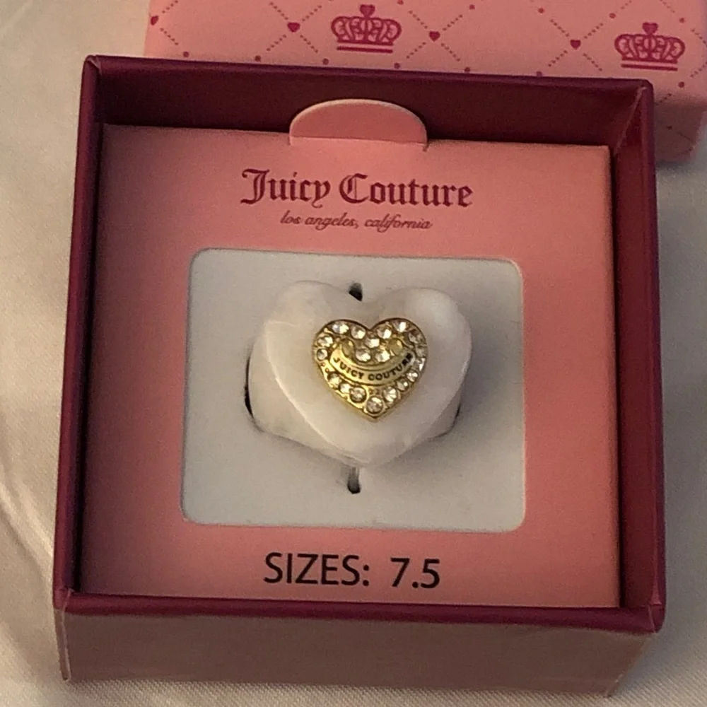 Juicy Couture white pearlescent